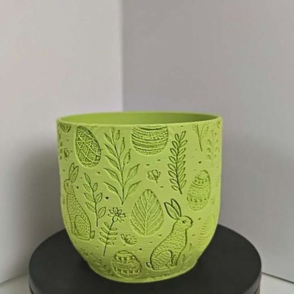 3D Print Easter Bunny Pots Custom colors available made just for you